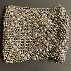 Sergio Gutierrez Liquid Metal Collection B26 silver mesh bracelet